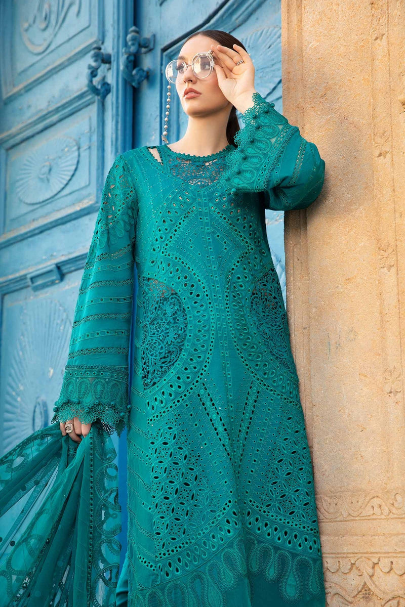 Maria B | Voyage a' Luxe Lawn | D-2402-A by Maria B - Designer Dress - Type: Ladies Clothes - Available at Libayah - 100% Original