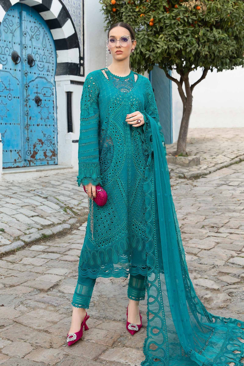 Maria B | Voyage a' Luxe Lawn | D-2402-A by Maria B - Designer Dress - Type: Ladies Clothes - Available at Libayah - 100% Original