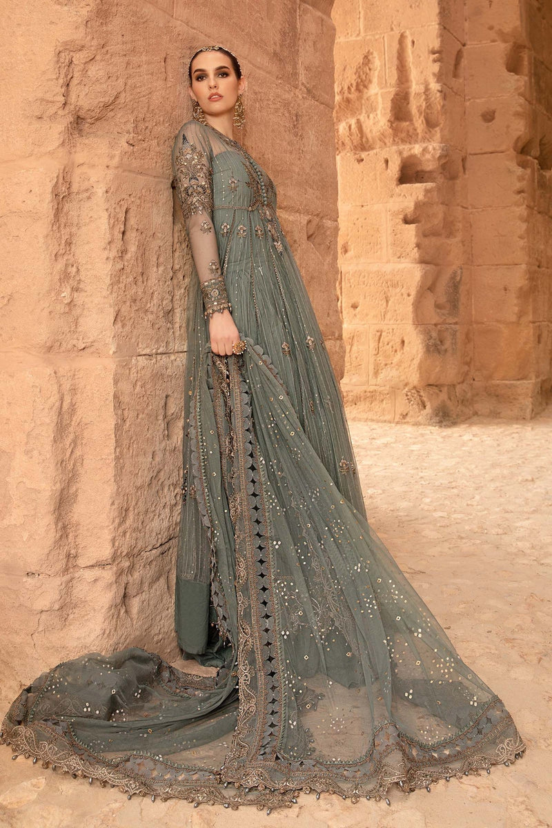 Maria B | Voyage a' Luxe Lawn | D-2403-A by Maria B - Designer Dress  - Type : Ladies Clothes - Available at Libayah - 100% Original 