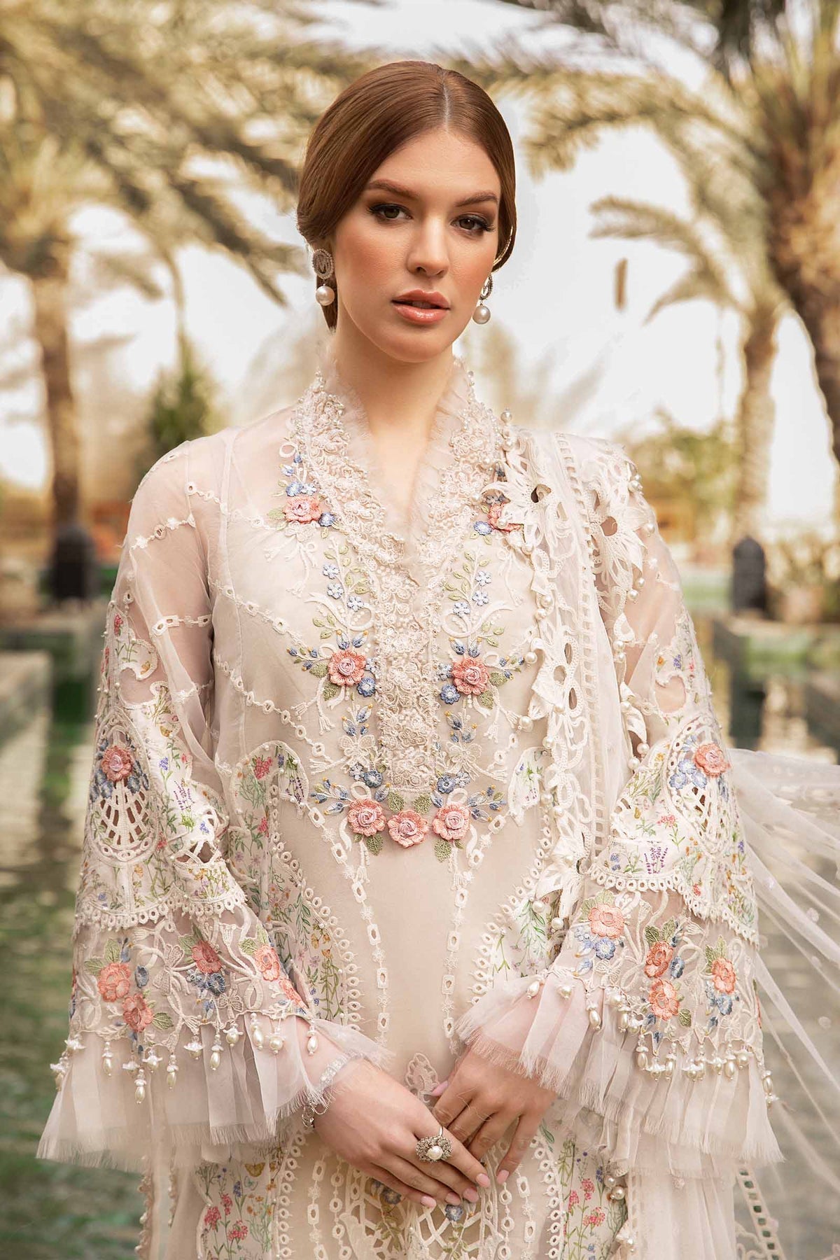 Maria B | Voyage a' Luxe Lawn | D-2405-A by Maria B - Designer Dress - Type: Ladies Clothes - Available at Libayah - 100% Original