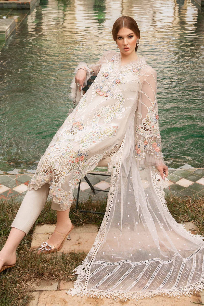 Maria B | Voyage a' Luxe Lawn | D-2405-A by Maria B - Designer Dress - Type: Ladies Clothes - Available at Libayah - 100% Original