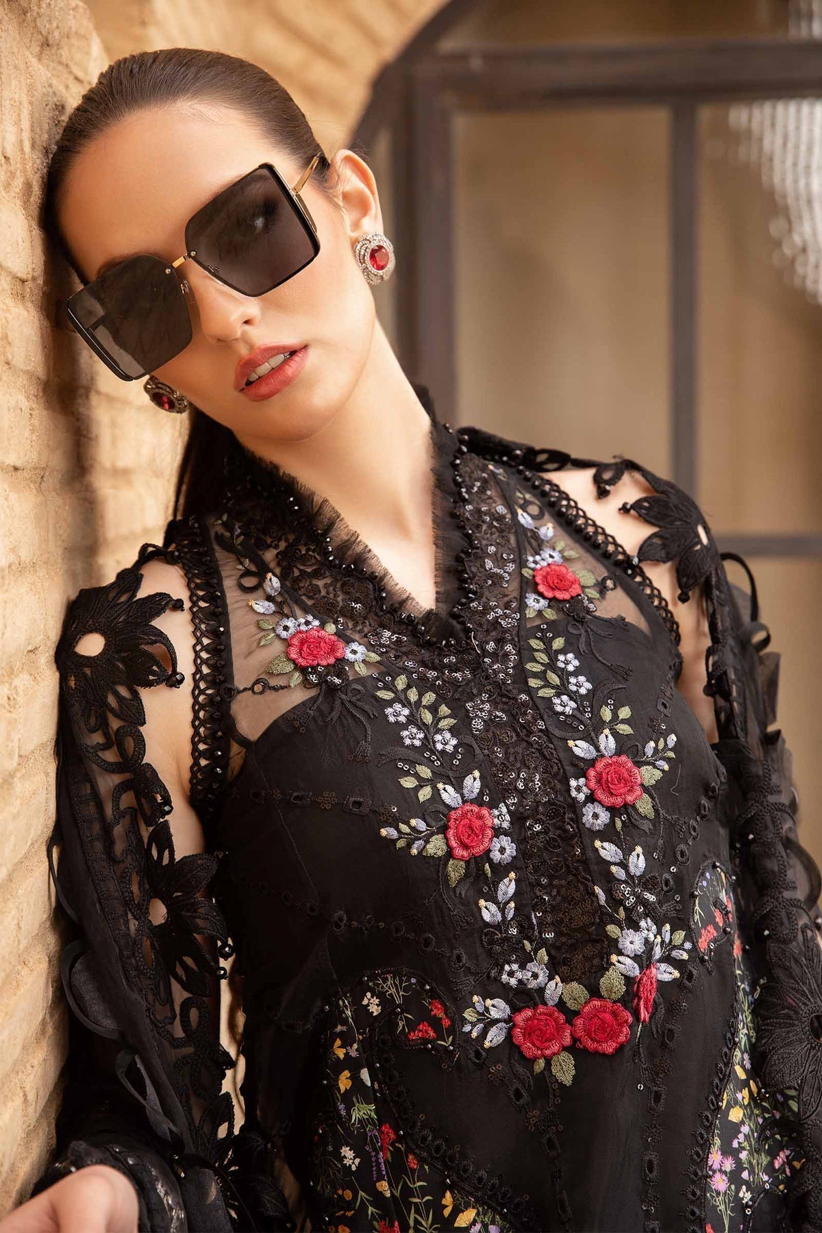 Maria B | Voyage a' Luxe Lawn | D-2405-B by Maria B - Designer Dress  - Type : Ladies Clothes - Available at Libayah - 100% Original 
