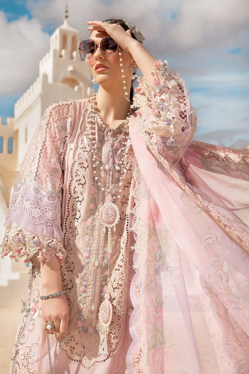 Maria B | Voyage a' Luxe Lawn | D-2406-A by Maria B - Designer Dress  - Type : Ladies Clothes - Available at Libayah - 100% Original 