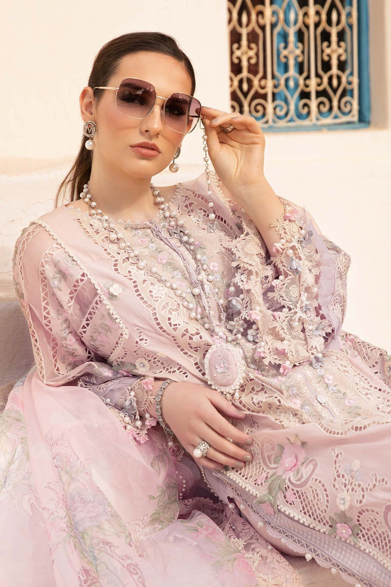 Maria B | Voyage a' Luxe Lawn | D-2406-A by Maria B - Designer Dress  - Type : Ladies Clothes - Available at Libayah - 100% Original 
