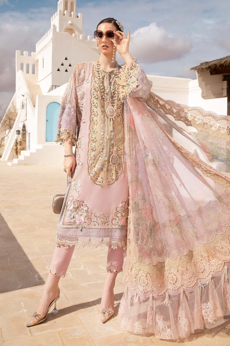 Maria B | Voyage a' Luxe Lawn | D-2406-A by Maria B - Designer Dress  - Type : Ladies Clothes - Available at Libayah - 100% Original 