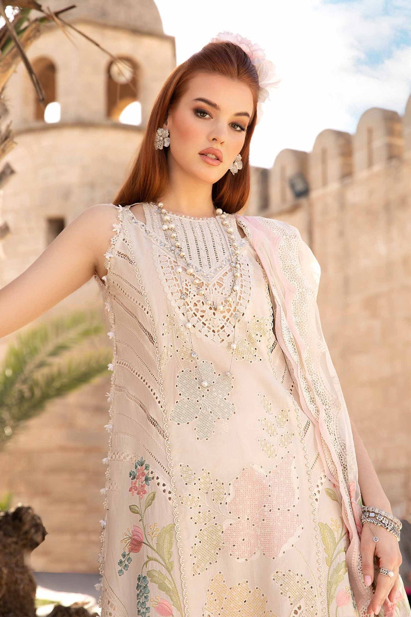 Maria B | Voyage a' Luxe Lawn | D-2407-A by Maria B - Designer Dress  - Type : Ladies Clothes - Available at Libayah - 100% Original 