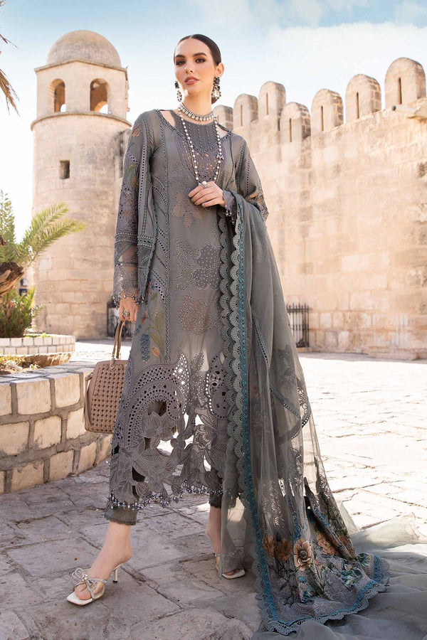 Maria B | Voyage a' Luxe Lawn | D-2407-B by Maria B - Designer Dress  - Type : Ladies Clothes - Available at Libayah - 100% Original 