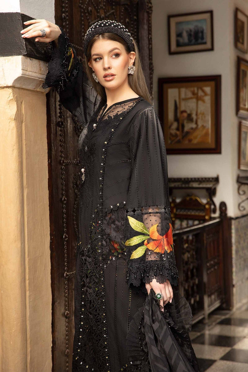 Maria B | Voyage a' Luxe Lawn | D-2408-B by Maria B - Designer Dress  - Type : Ladies Clothes - Available at Libayah - 100% Original 
