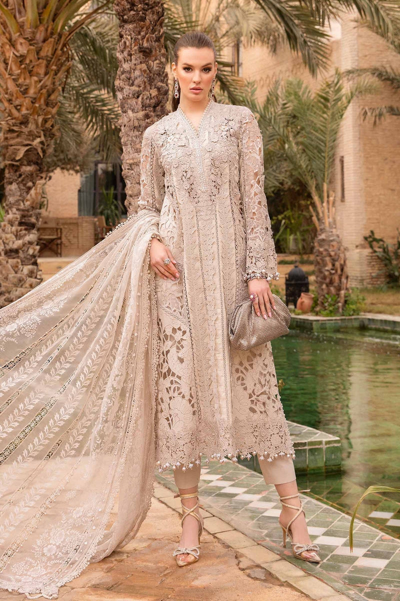 Maria B | Voyage a' Luxe Lawn | D-2409-A by Maria B - Designer Dress  - Type : Ladies Clothes - Available at Libayah - 100% Original 