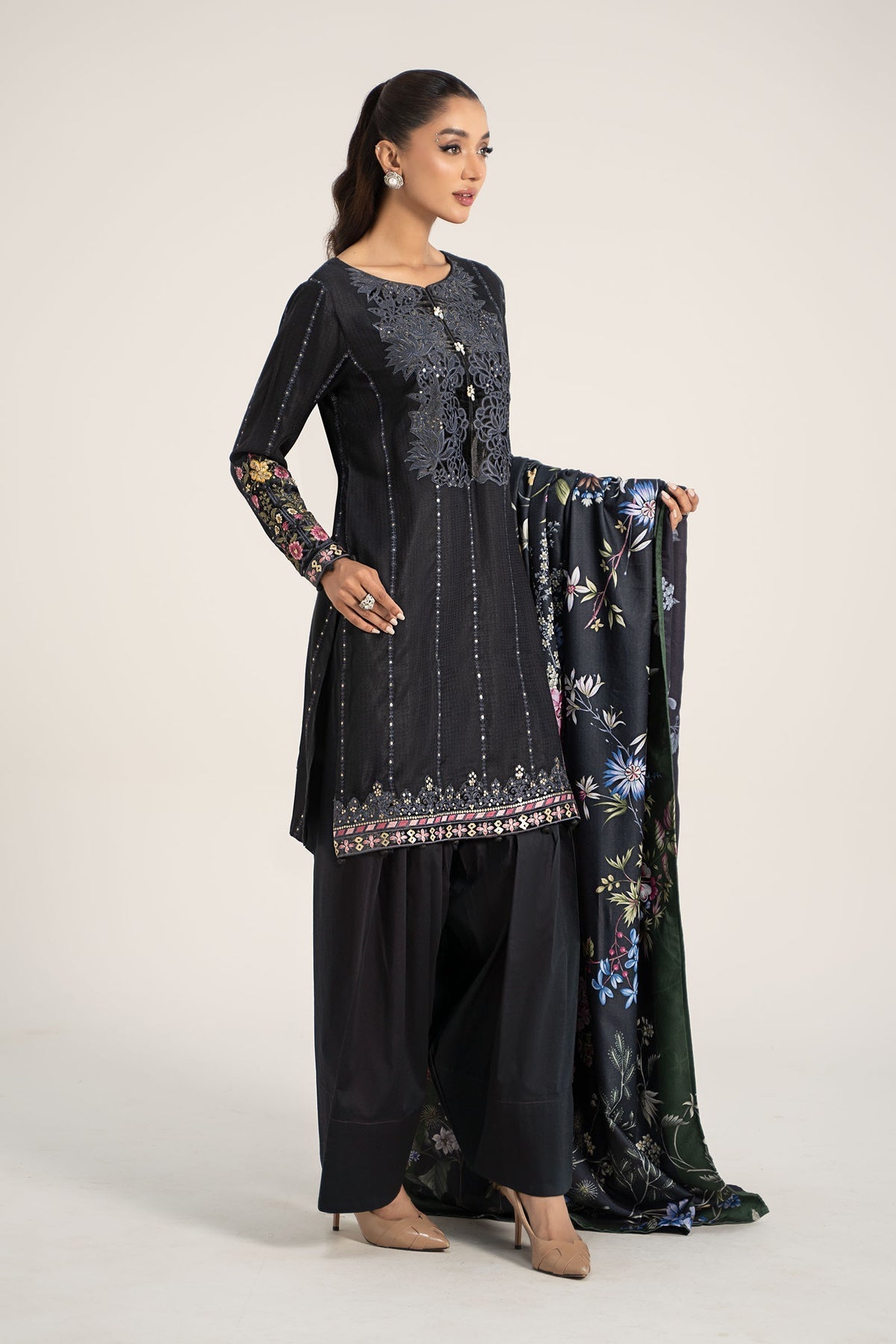 Maria B | Casual Pret 2024 | DW-W24-150 by Maria B - Designer Dress - Type: Ladies Clothes - Available at Libayah - 100% Original