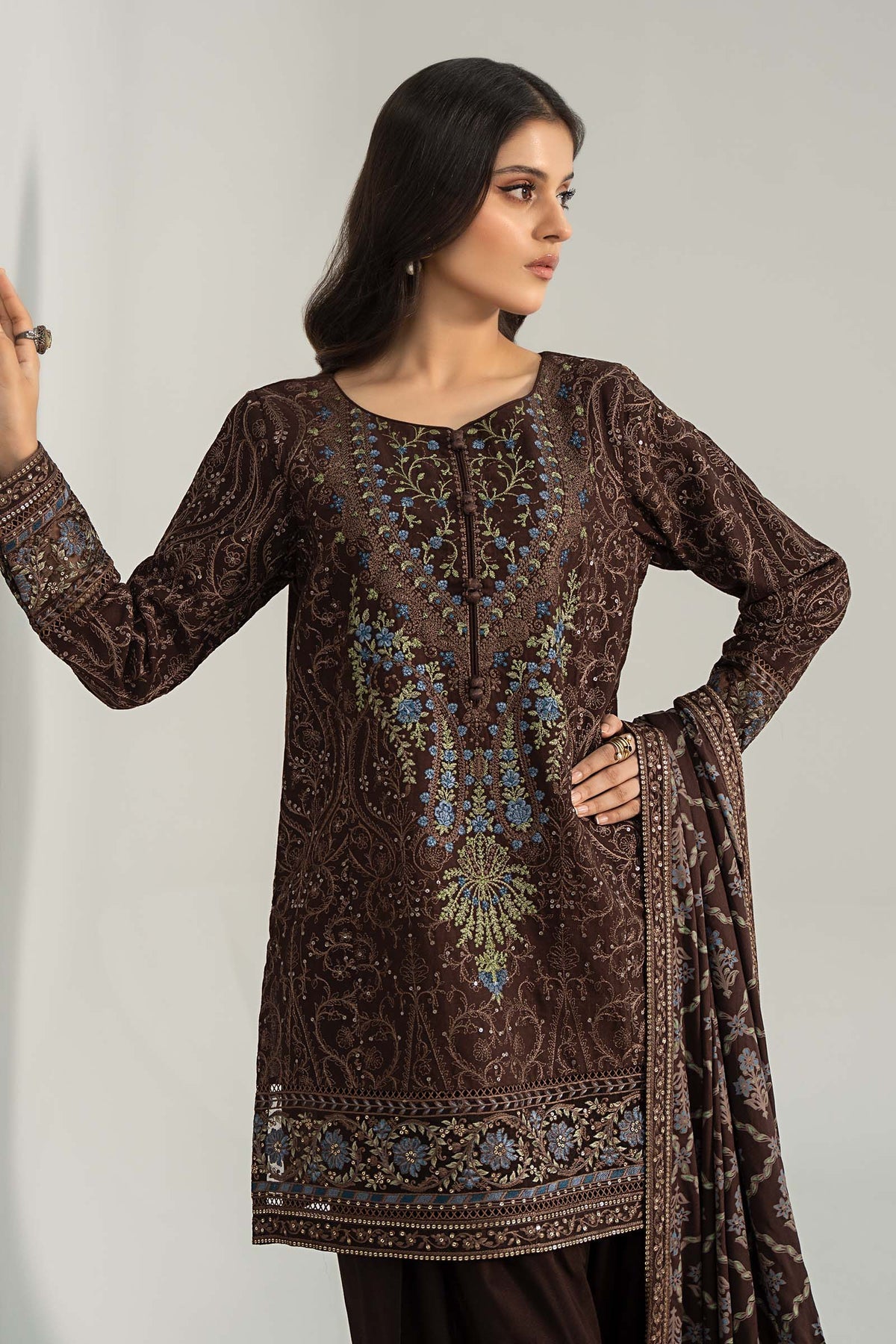 Maria B | Casual Pret 2024 |  DW-W24-12 by Maria B - Designer Dress - Type: Ladies Clothes - Available at Libayah - 100% Original