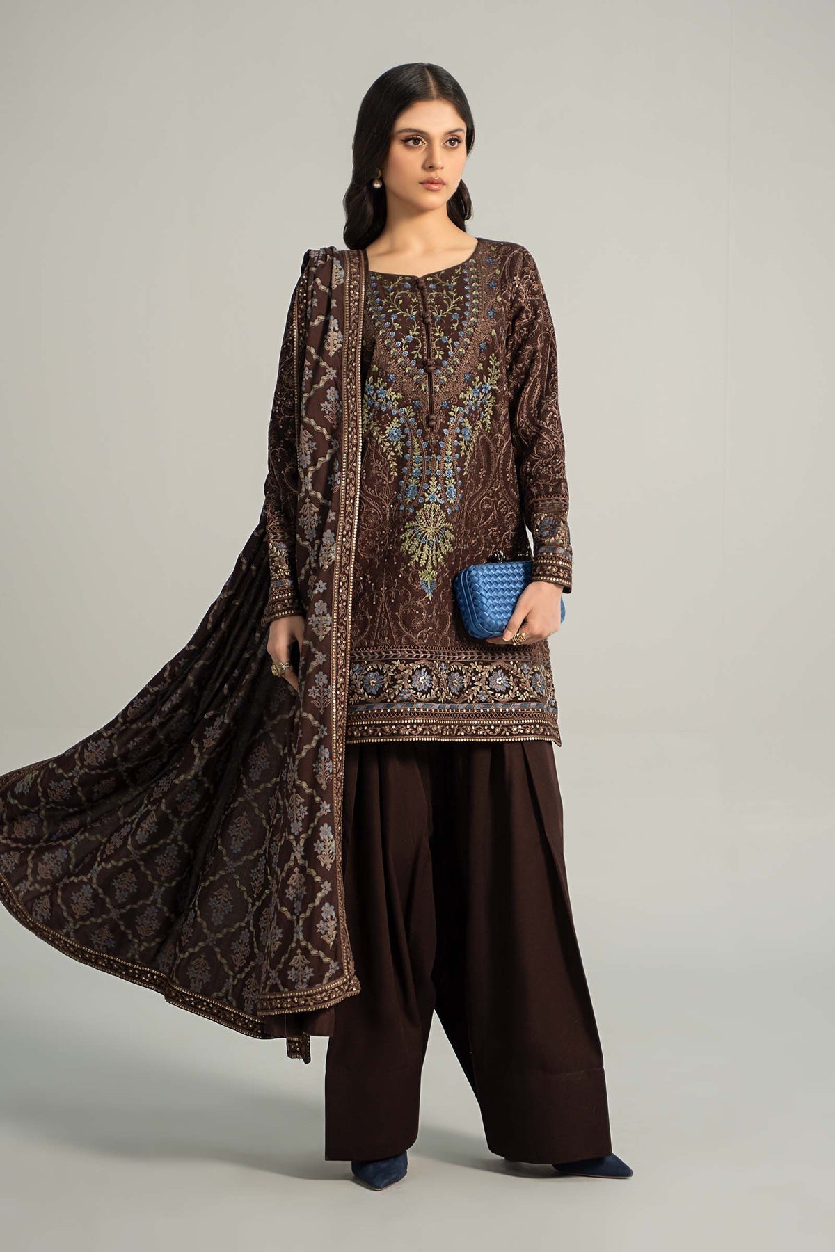 Maria B | Casual Pret 2024 |  DW-W24-12 by Maria B - Designer Dress - Type: Ladies Clothes - Available at Libayah - 100% Original