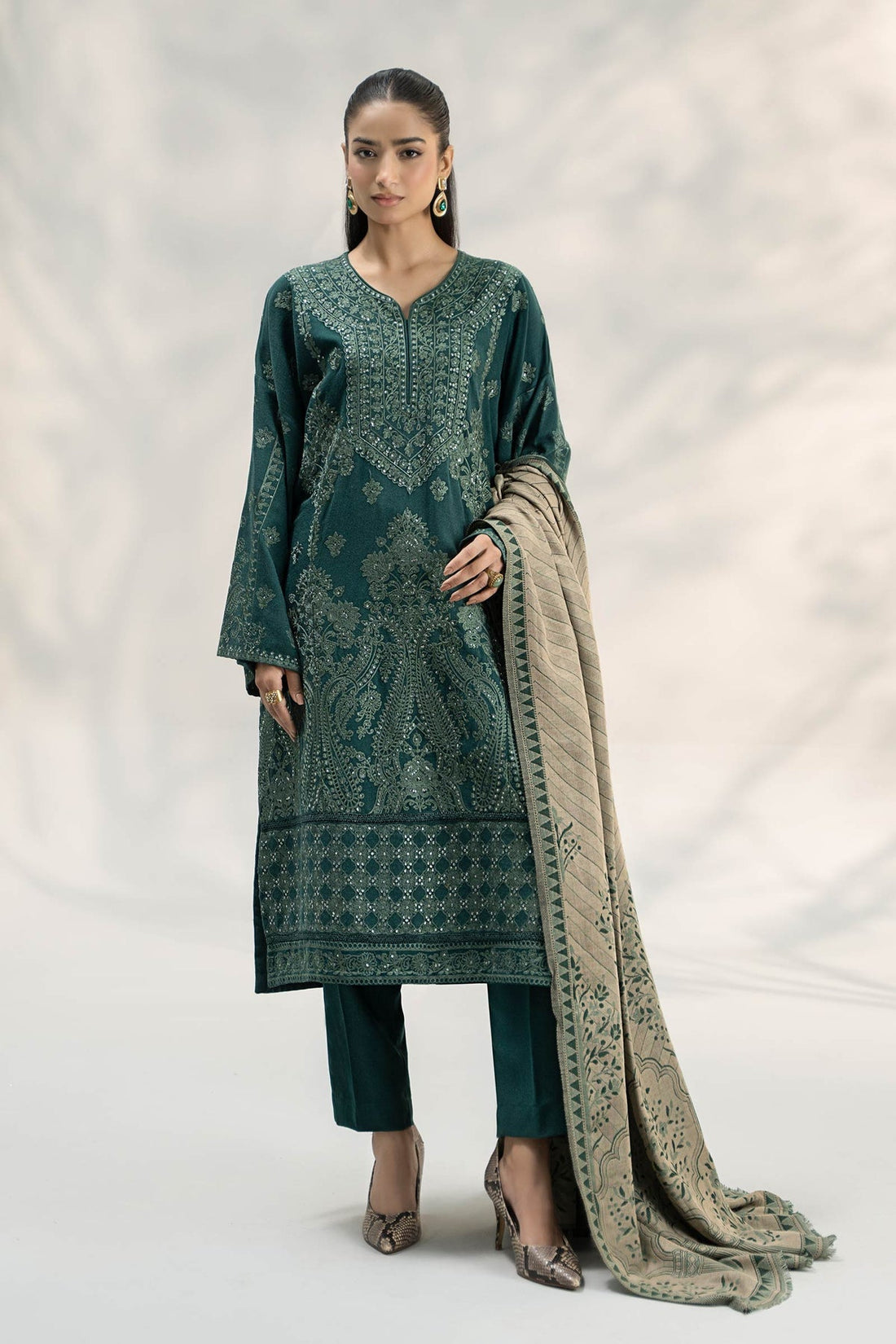 Maria B | Casual Pret 2024 |  DW-W24-14 by Maria B - Designer Dress - Type: Ladies Clothes - Available at Libayah - 100% Original