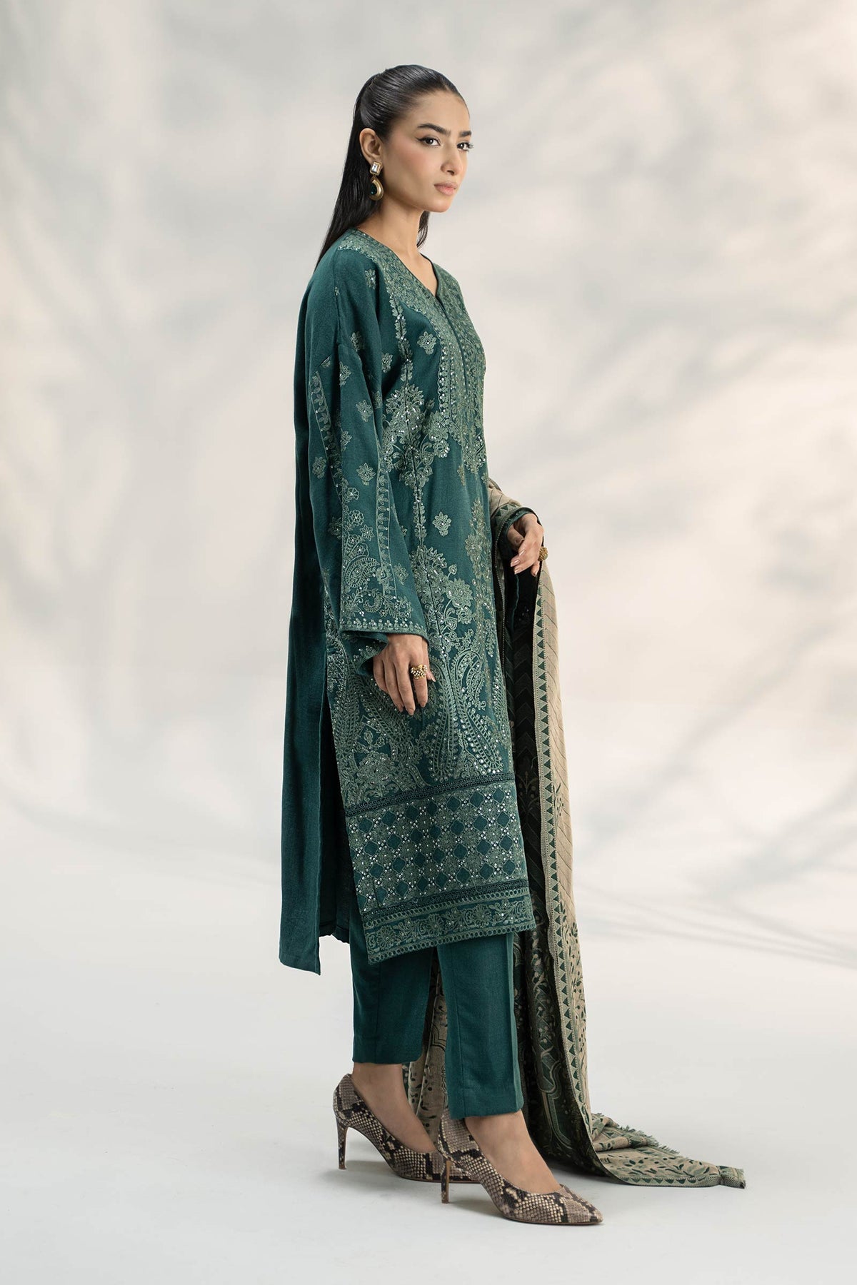 Maria B | Casual Pret 2024 |  DW-W24-14 by Maria B - Designer Dress - Type: Ladies Clothes - Available at Libayah - 100% Original