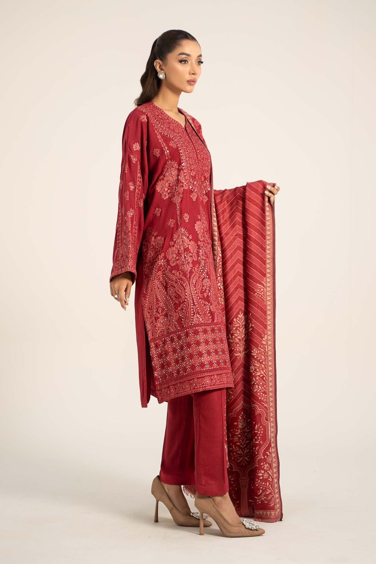 Maria B | Casual Pret 2024 |   DW-W24-14 by Maria B - Designer Dress - Type: Ladies Clothes - Available at Libayah - 100% Original