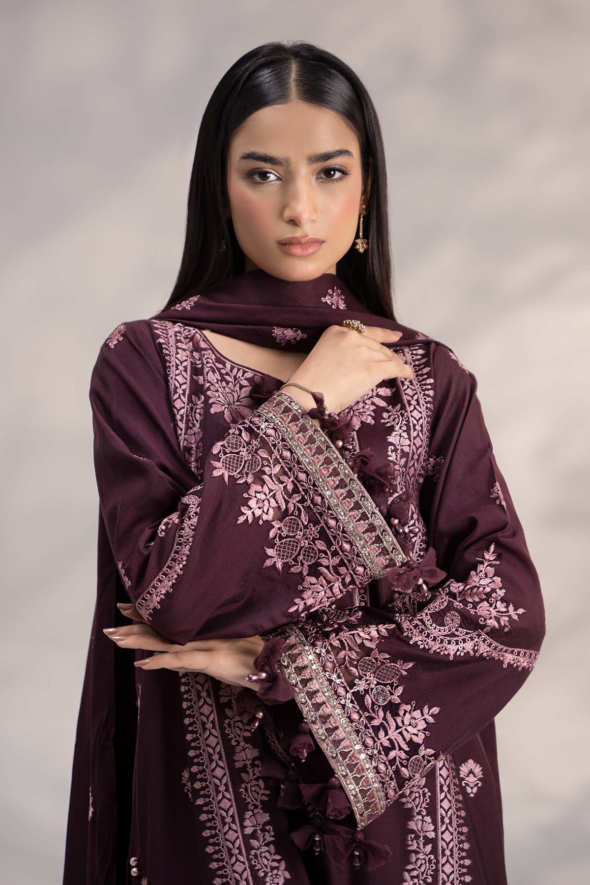 Maria B | Casual Pret 2024 |  DW-W24-21 by Maria B - Designer Dress - Type: Ladies Clothes - Available at Libayah - 100% Original