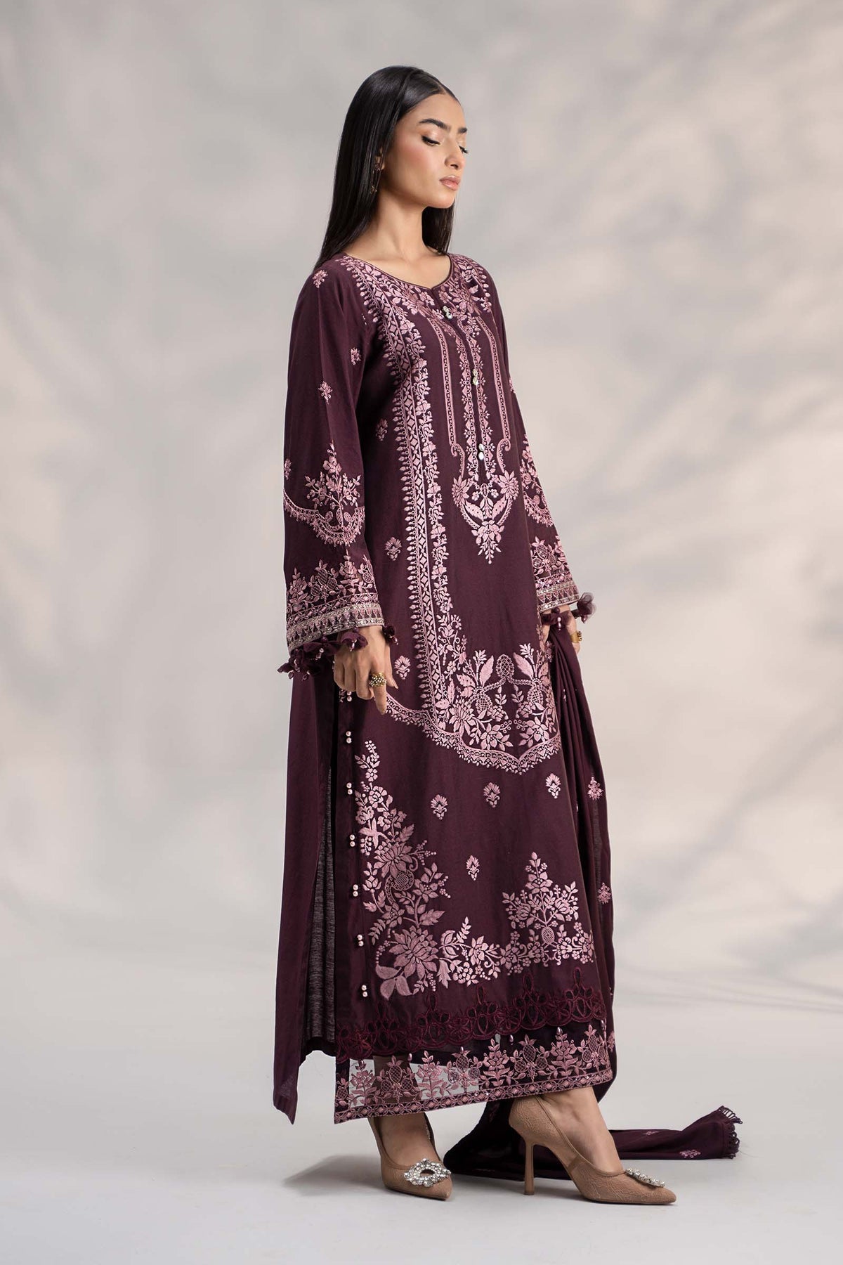 Maria B | Casual Pret 2024 |  DW-W24-21 by Maria B - Designer Dress - Type: Ladies Clothes - Available at Libayah - 100% Original