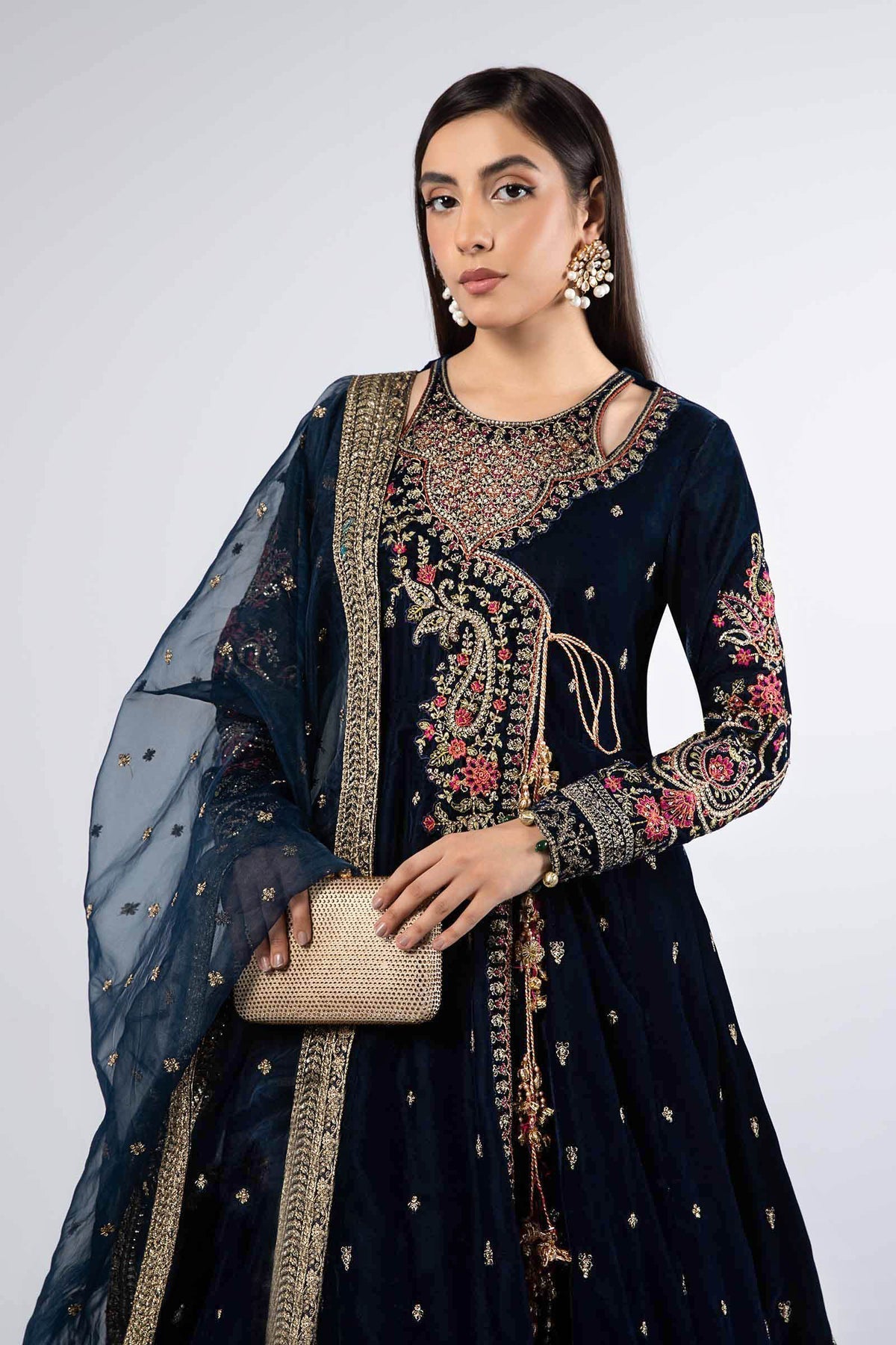 Maria B | Formal Wears | SF-W24-02 by Maria B - Designer Dress - Type: Ladies Clothes - Available at Libayah - 100% Original