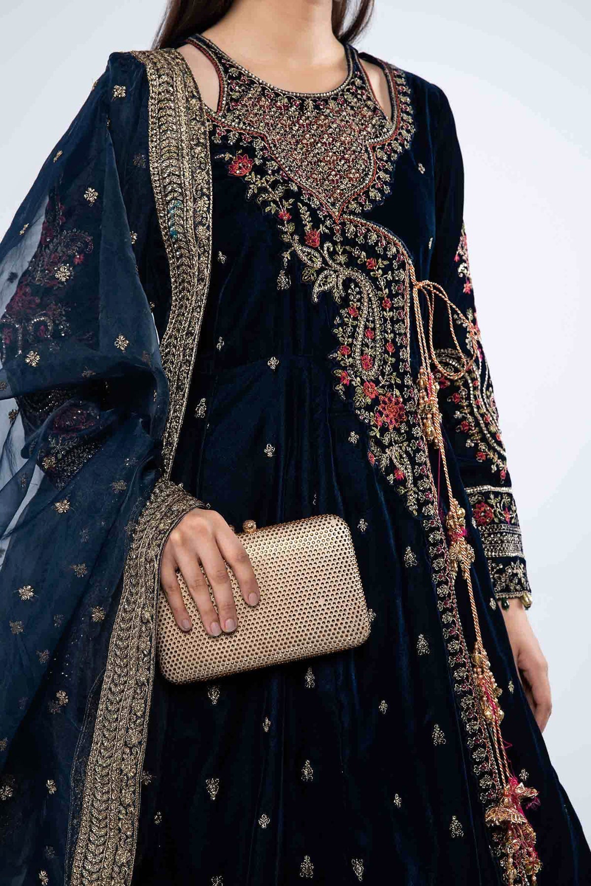 Maria B | Formal Wears | SF-W24-02 by Maria B - Designer Dress - Type: Ladies Clothes - Available at Libayah - 100% Original