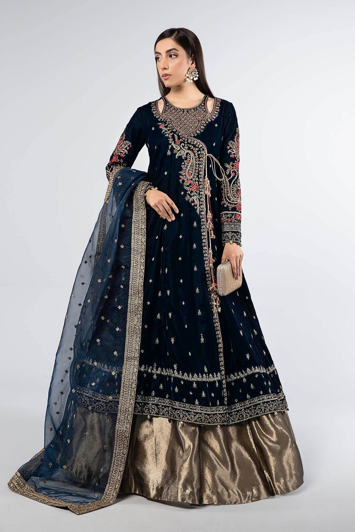 Maria B | Formal Wears | SF-W24-02 by Maria B - Designer Dress - Type: Ladies Clothes - Available at Libayah - 100% Original
