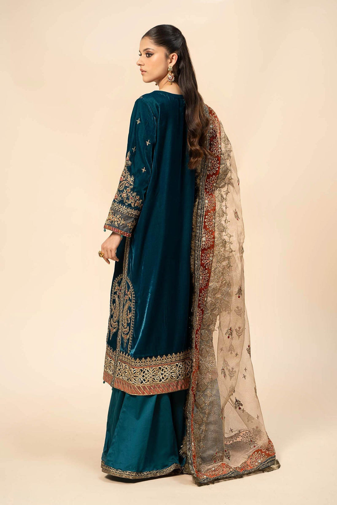 Maria B | Formal Wears | SF-W24-29 by Maria B - Designer Dress - Type: Ladies Clothes - Available at Libayah - 100% Original