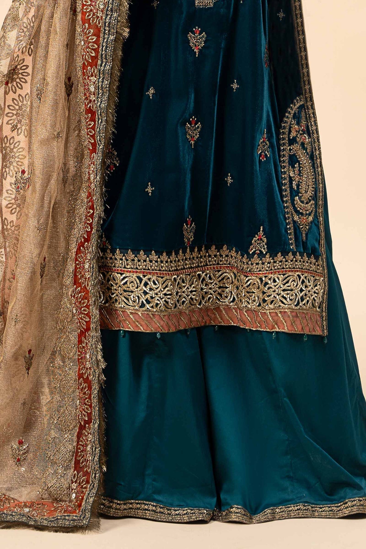 Maria B | Formal Wears | SF-W24-29 by Maria B - Designer Dress - Type: Ladies Clothes - Available at Libayah - 100% Original