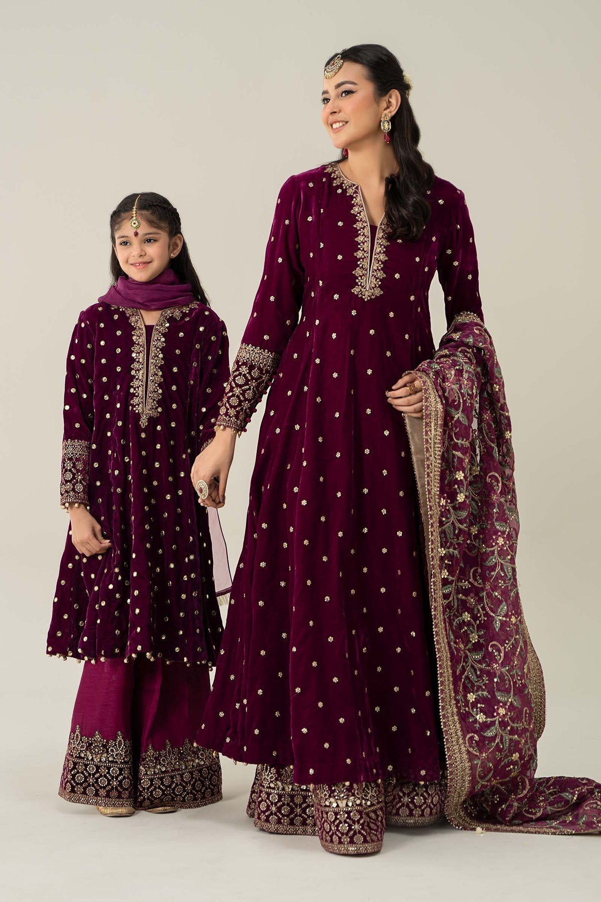 Maria B | Formal Wears | SF-W24-12 by Maria B - Designer Dress - Type: Ladies Clothes - Available at Libayah - 100% Original