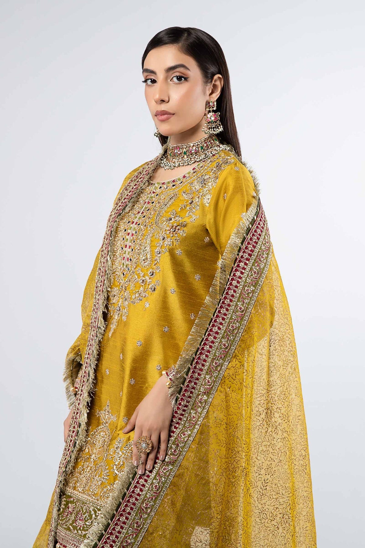 Maria B | Formal Wears | SF-W24-32 by Maria B - Designer Dress - Type: Ladies Clothes - Available at Libayah - 100% Original