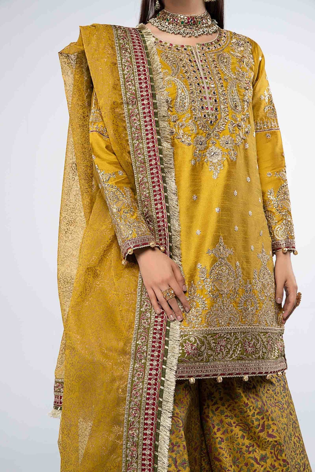 Maria B | Formal Wears | SF-W24-32 by Maria B - Designer Dress - Type: Ladies Clothes - Available at Libayah - 100% Original