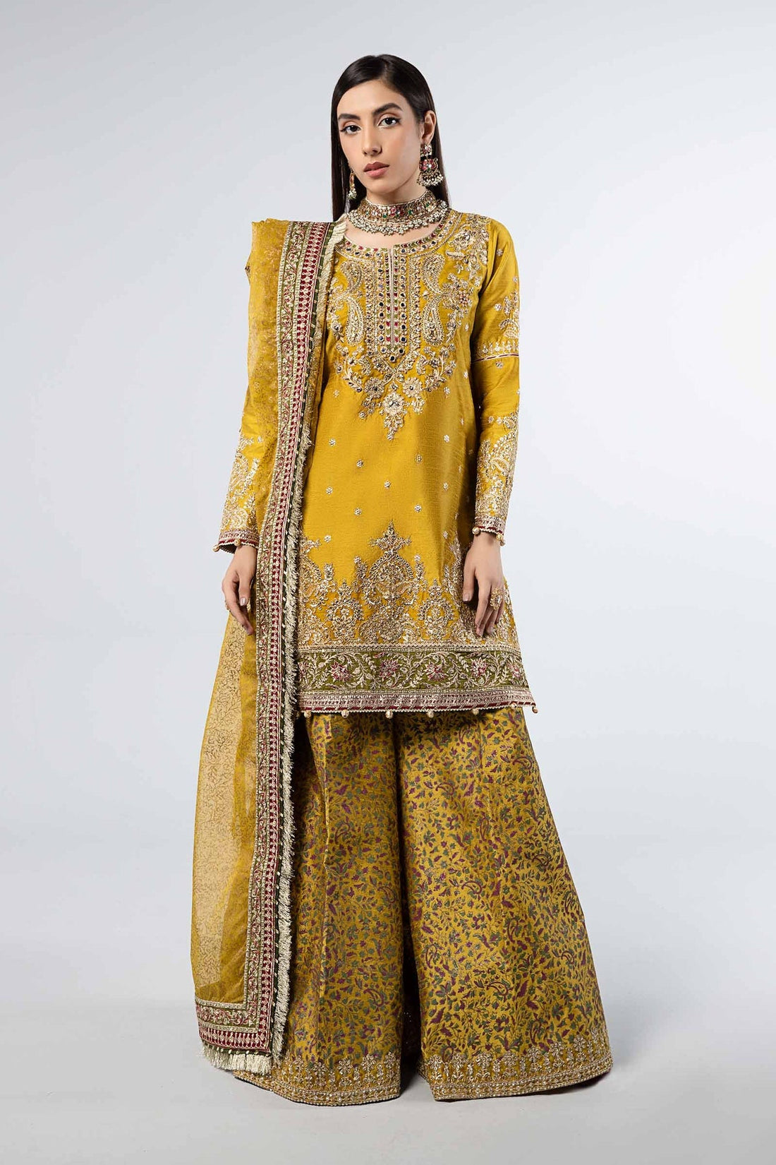 Maria B | Formal Wears | SF-W24-32 by Maria B - Designer Dress - Type: Ladies Clothes - Available at Libayah - 100% Original