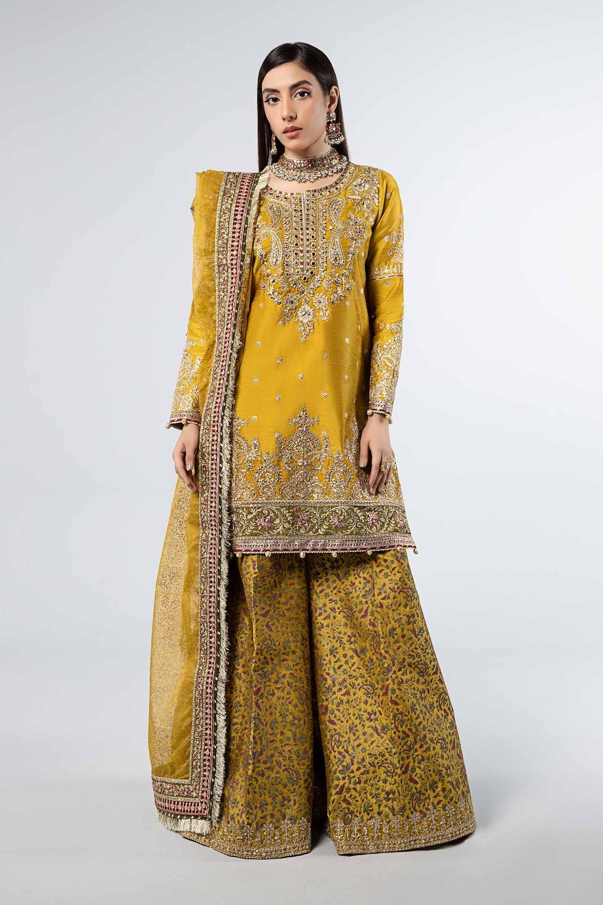 Maria B | Formal Wears | SF-W24-32 by Maria B - Designer Dress - Type: Ladies Clothes - Available at Libayah - 100% Original