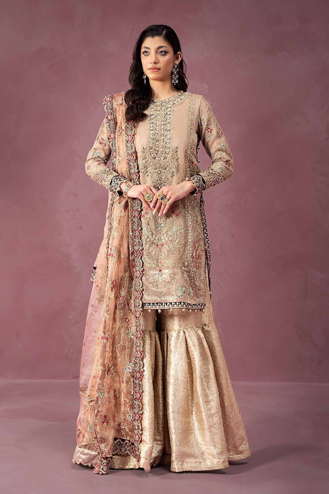 Maria B | Formal Wears | SF-W24-62 by Maria B - Designer Dress - Type: Ladies Clothes - Available at Libayah - 100% Original