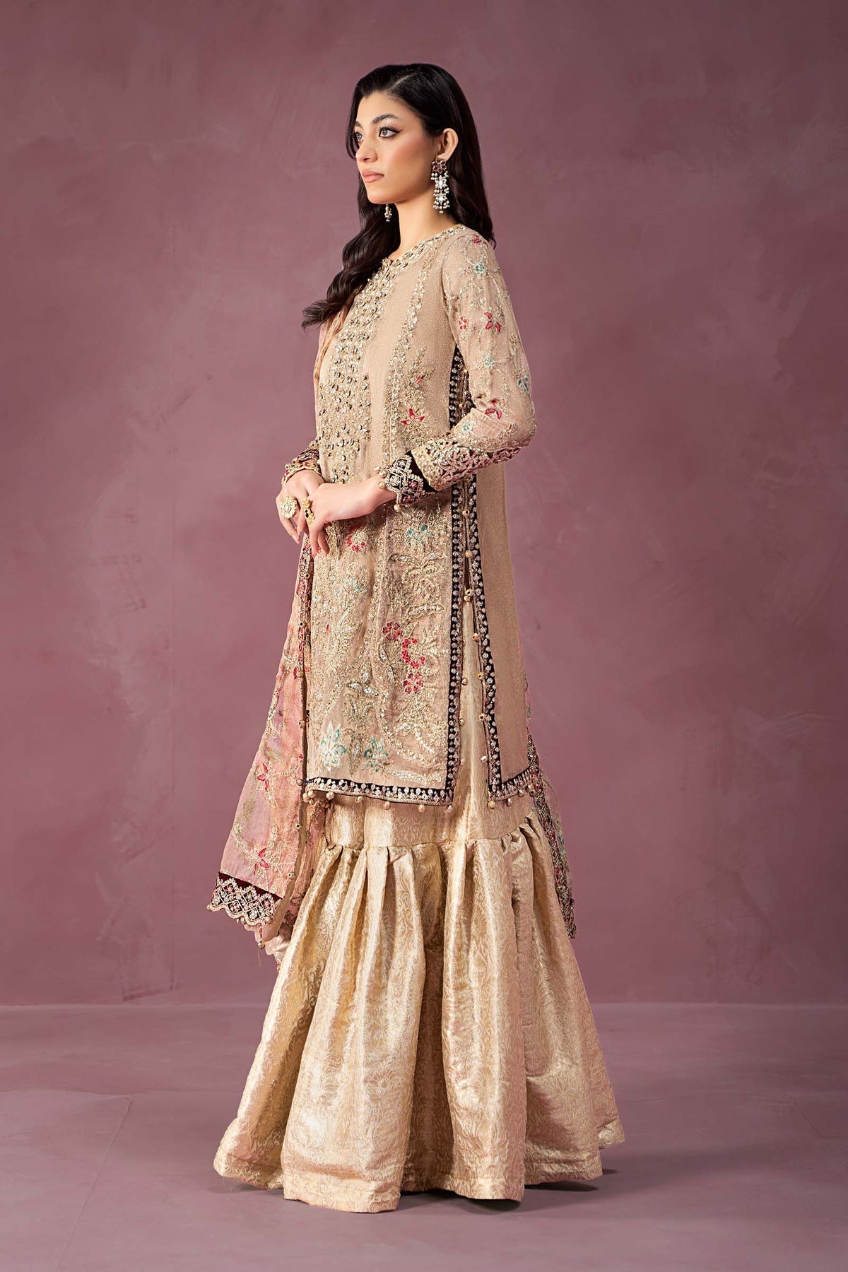 Maria B | Formal Wears | SF-W24-62 by Maria B - Designer Dress - Type: Ladies Clothes - Available at Libayah - 100% Original