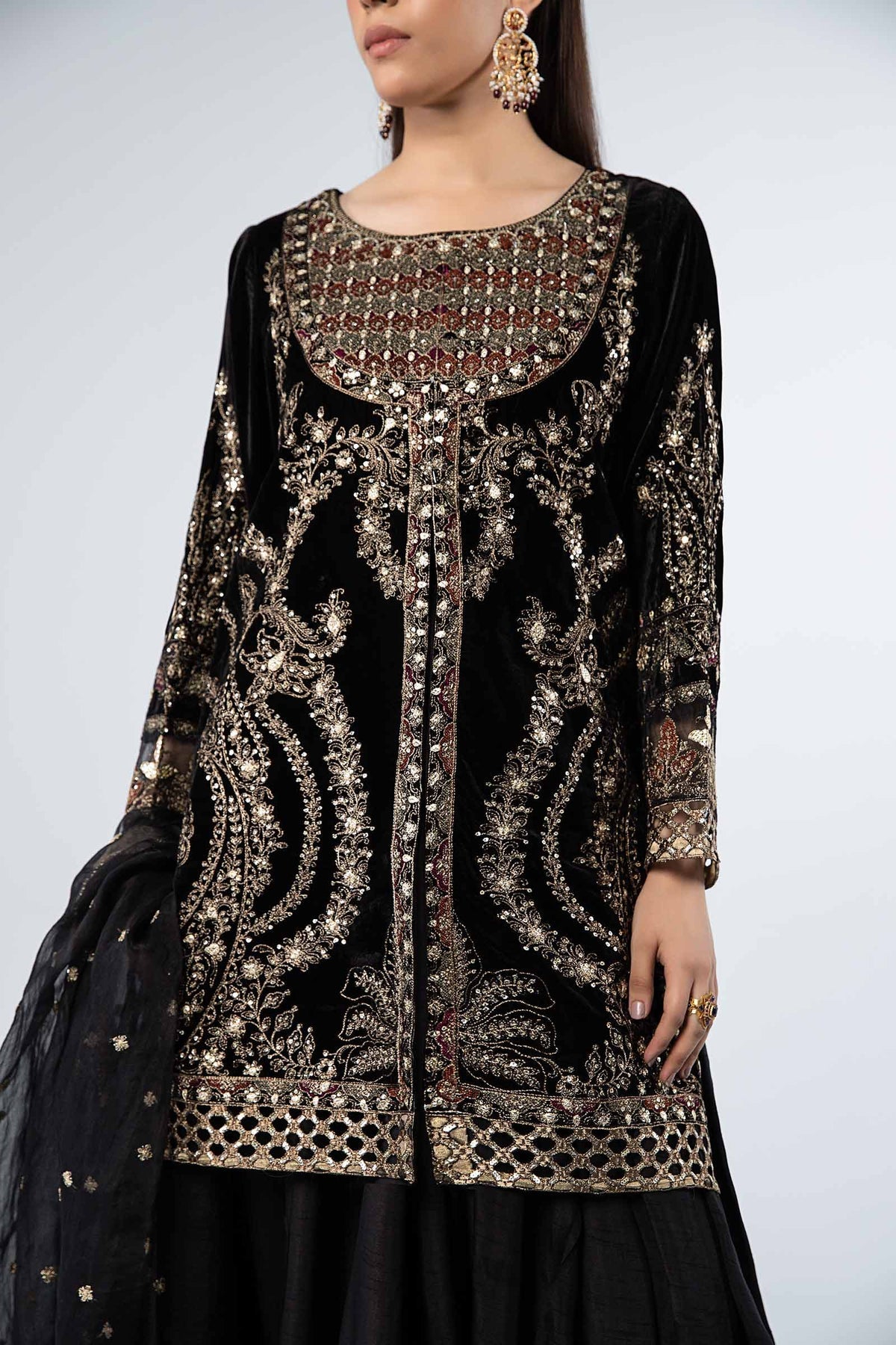 Maria B | Formal Wears | SF-W24-87 by Maria B - Designer Dress - Type: Ladies Clothes - Available at Libayah - 100% Original