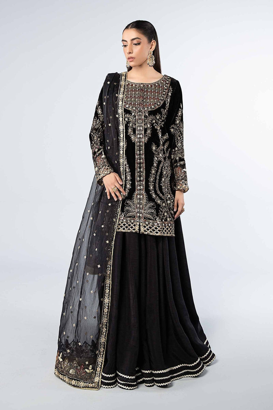 Maria B | Formal Wears | SF-W24-87 by Maria B - Designer Dress - Type: Ladies Clothes - Available at Libayah - 100% Original