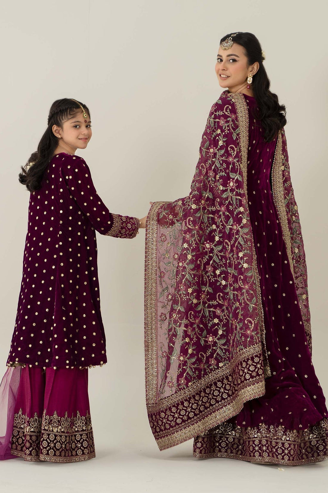 Maria B | Formal Wears | SF-W24-12 by Maria B - Designer Dress - Type: Ladies Clothes - Available at Libayah - 100% Original