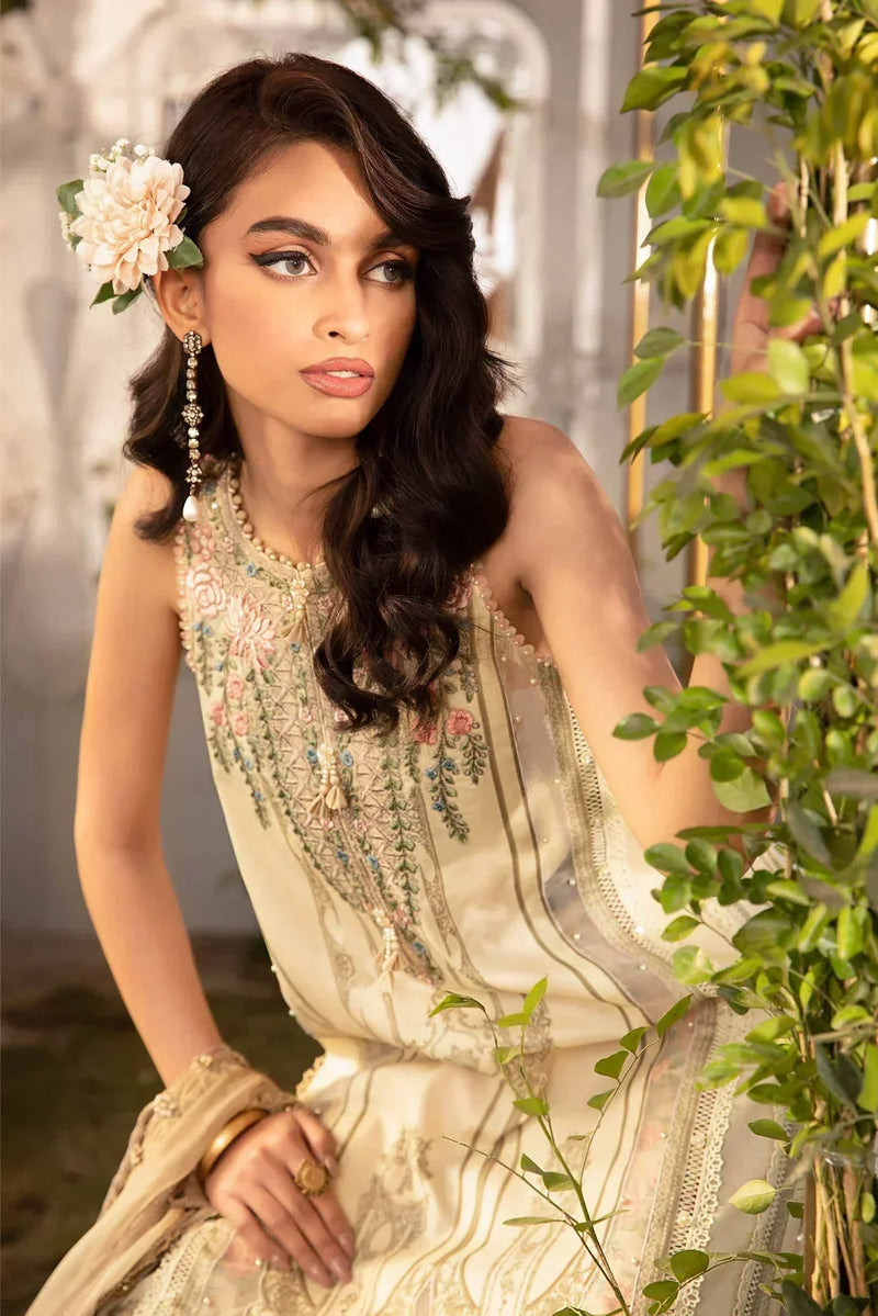 Maria B | M Prints Spring 24 | MPT-2104-A by Maria B - Designer Dress  - Type : Ladies Clothes - Available at Libayah - 100% Original 