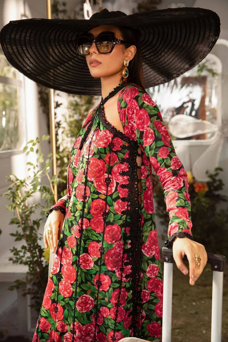Maria B | M Prints Spring 24 | MPT-2106-B by Maria B - Designer Dress  - Type : Ladies Clothes - Available at Libayah - 100% Original 