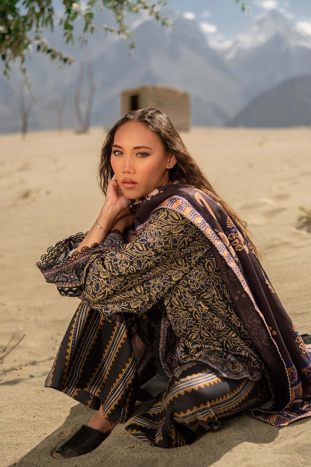 Maria B | Winter Basics 2024 |  511-A by Maria B - Designer Dress - Type: Ladies Clothes - Available at Libayah - 100% Original