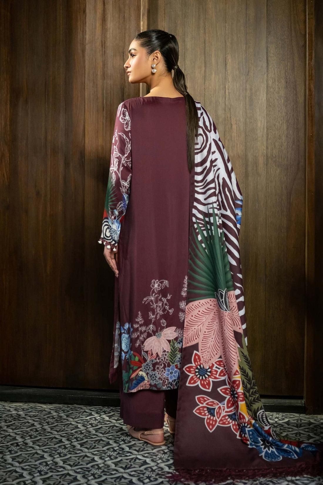 Maria B | Winter Basics 2024 |   512-A by Maria B - Designer Dress - Type: Ladies Clothes - Available at Libayah - 100% Original