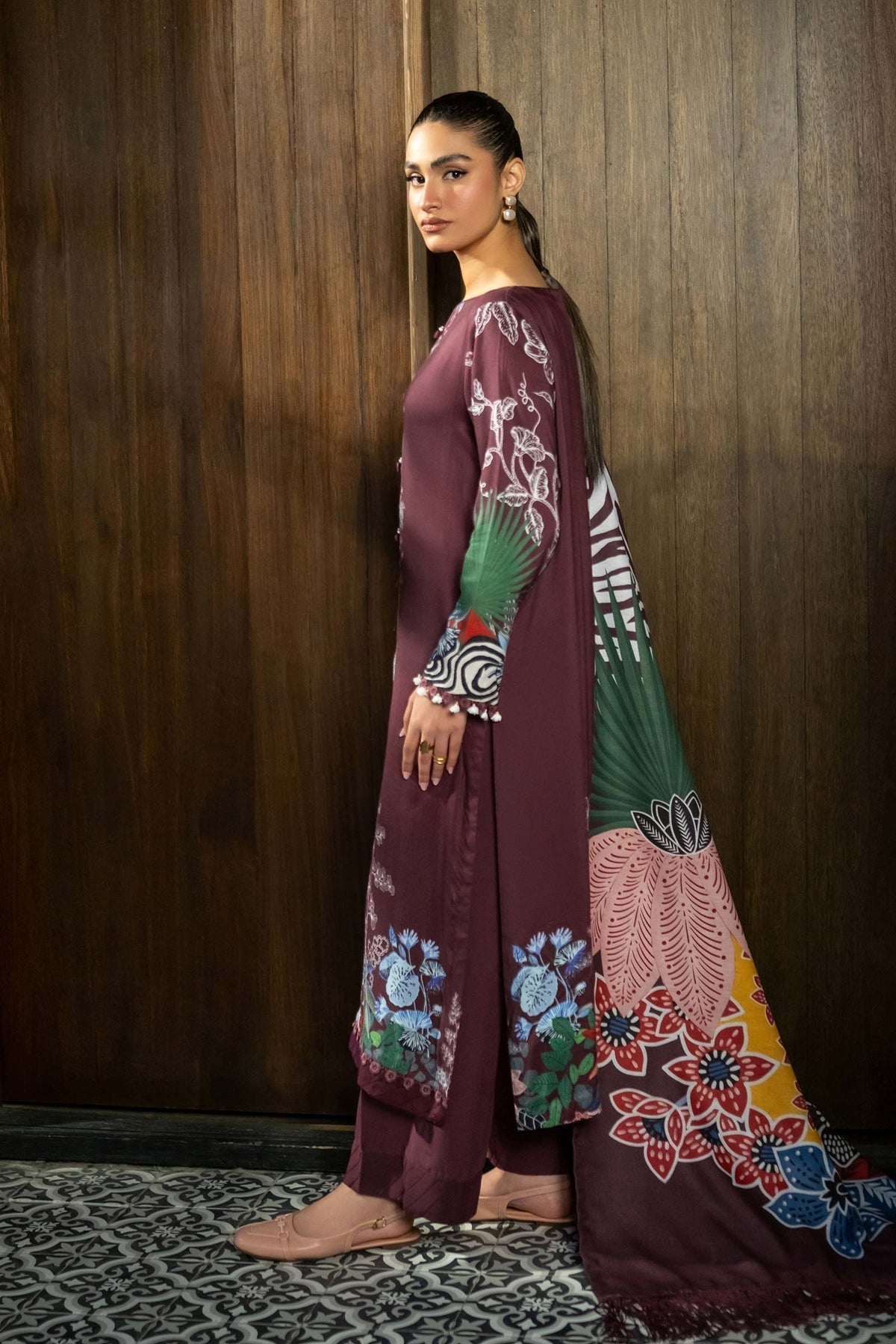 Maria B | Winter Basics 2024 |   512-A by Maria B - Designer Dress - Type: Ladies Clothes - Available at Libayah - 100% Original