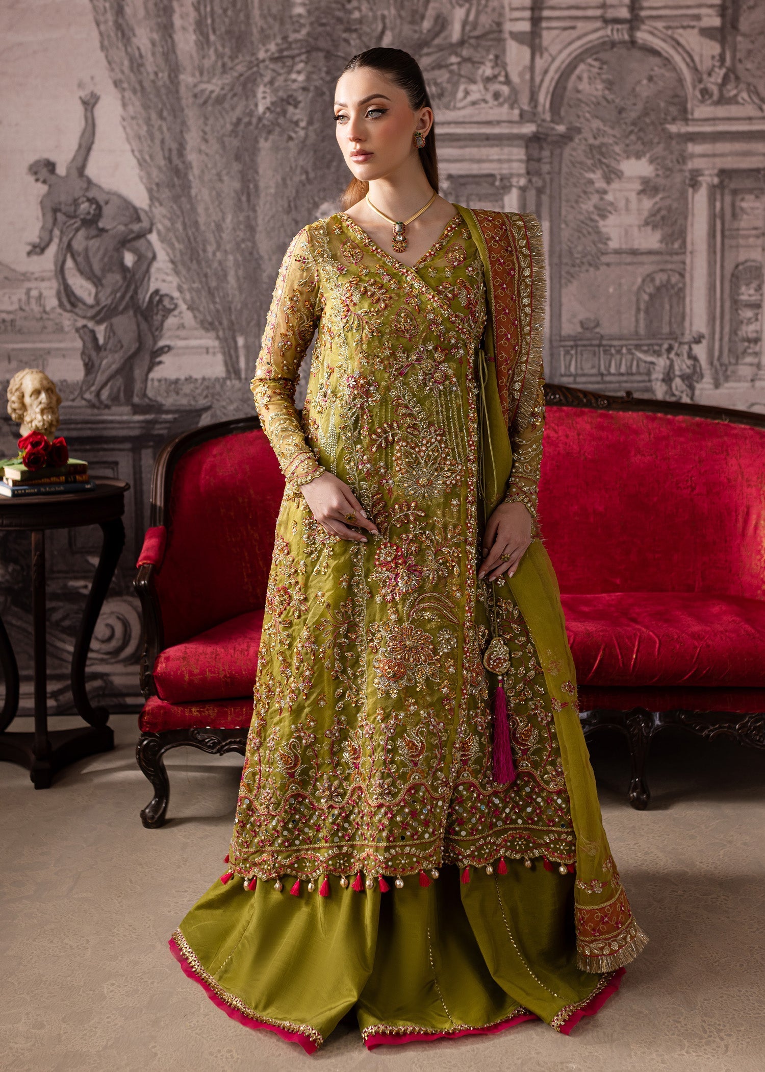 Maria Osama Khan | Mystara Wedding Festive |  Noir by Maria Osama Khan - Designer Dress - Type: Ladies Clothes - Available at Libayah - 100% Original