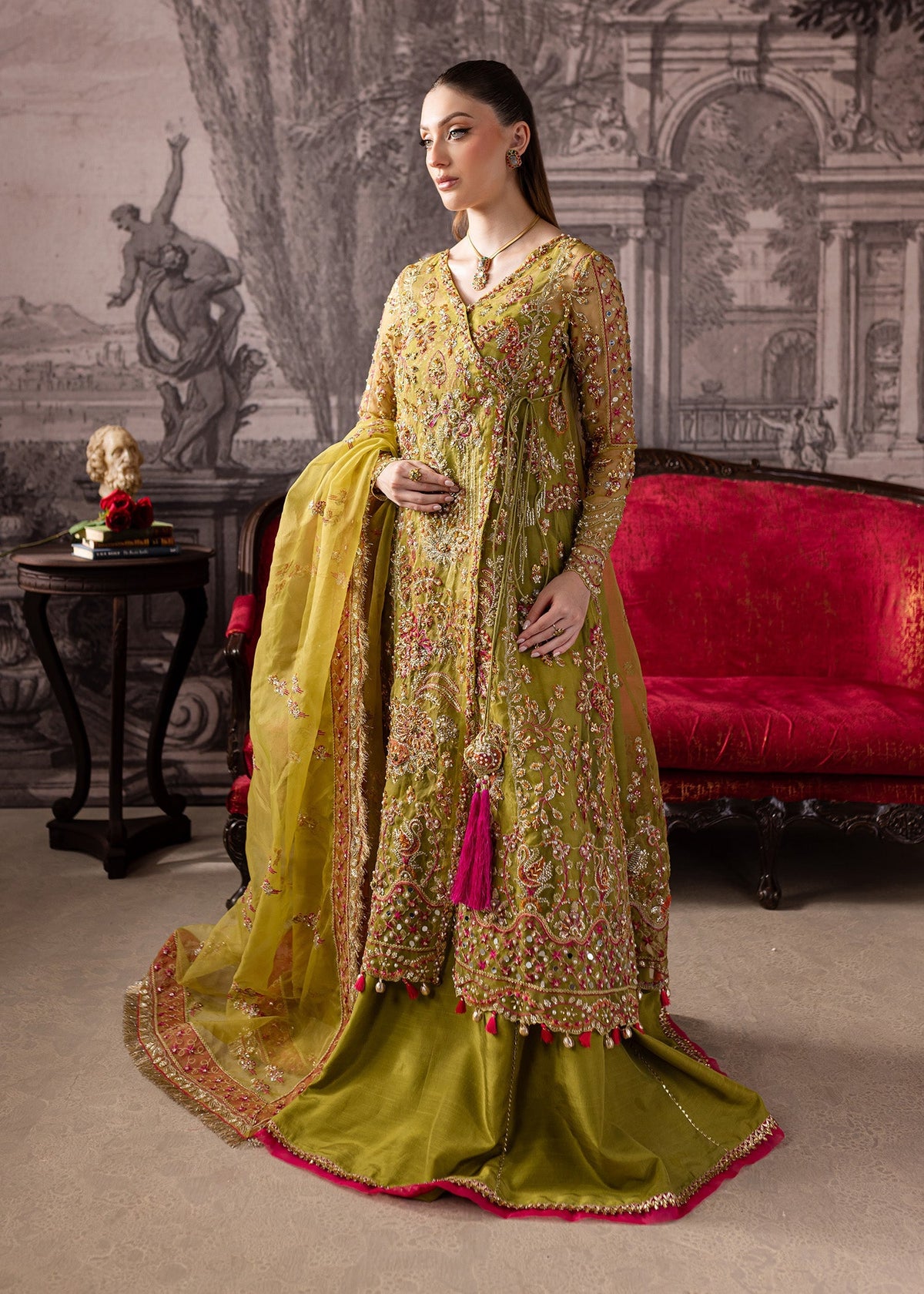 Maria Osama Khan | Mystara Wedding Festive |  Noir by Maria Osama Khan - Designer Dress - Type: Ladies Clothes - Available at Libayah - 100% Original