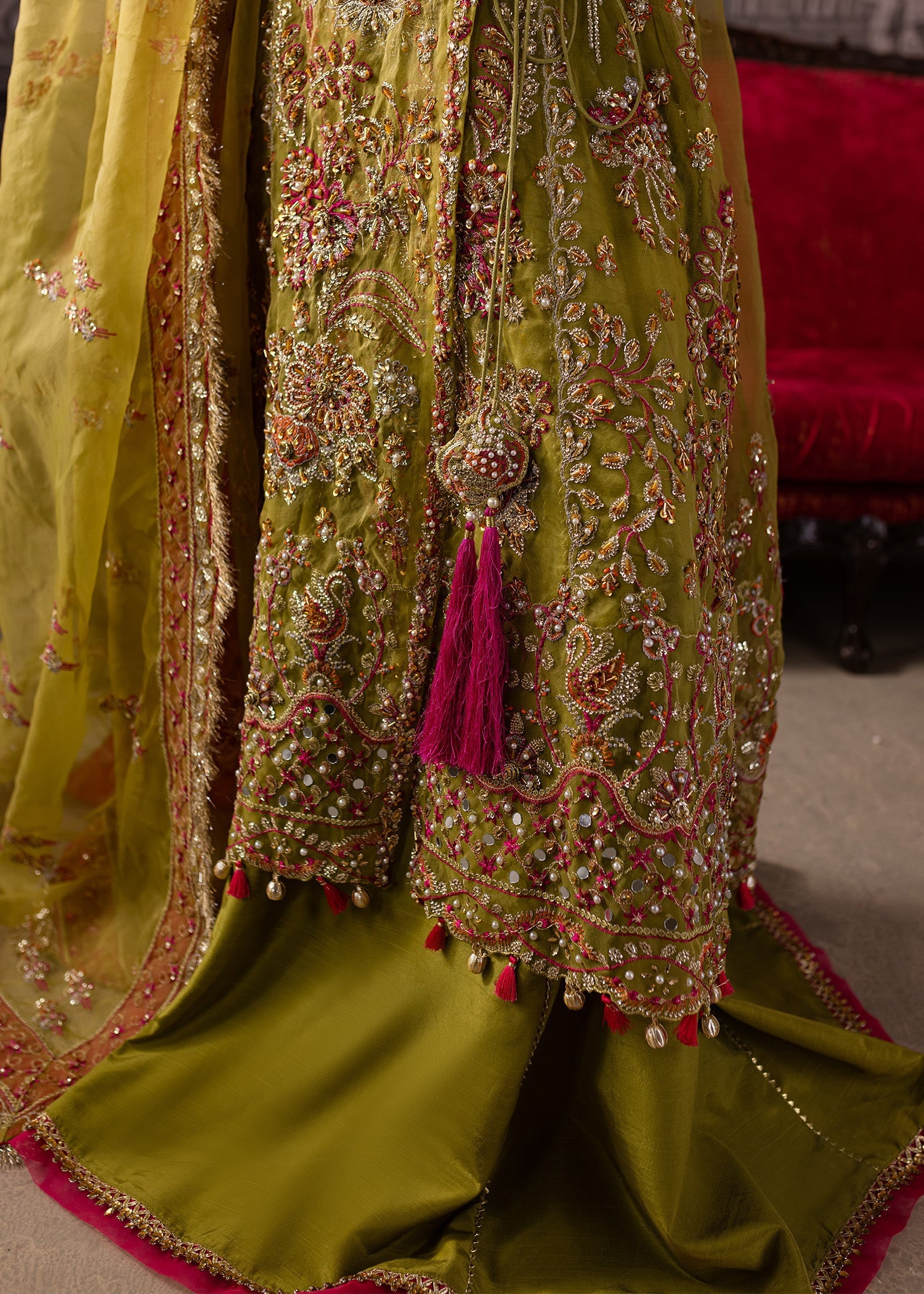 Maria Osama Khan | Mystara Wedding Festive |  Noir by Maria Osama Khan - Designer Dress - Type: Ladies Clothes - Available at Libayah - 100% Original