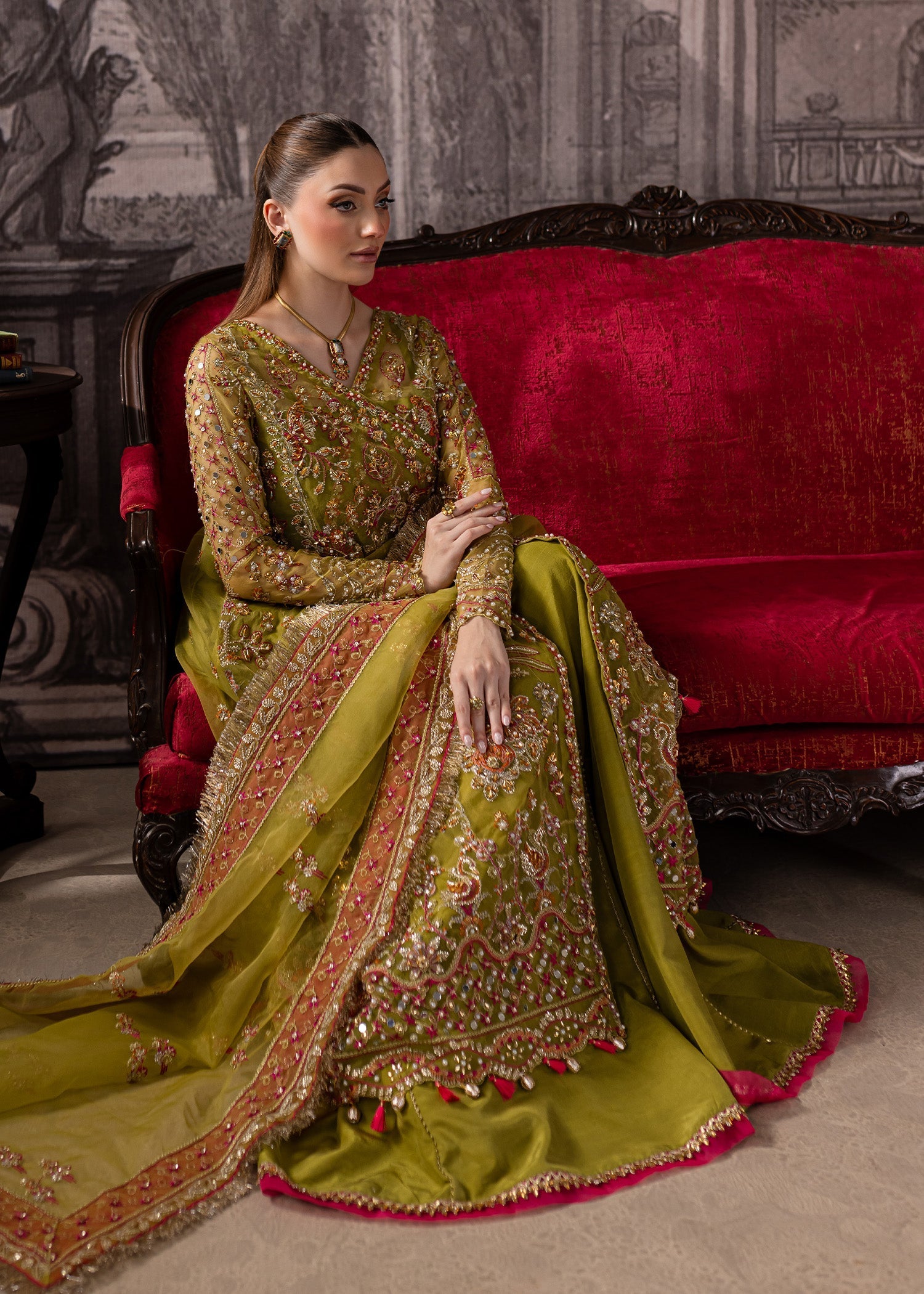 Maria Osama Khan | Mystara Wedding Festive |  Noir by Maria Osama Khan - Designer Dress - Type: Ladies Clothes - Available at Libayah - 100% Original
