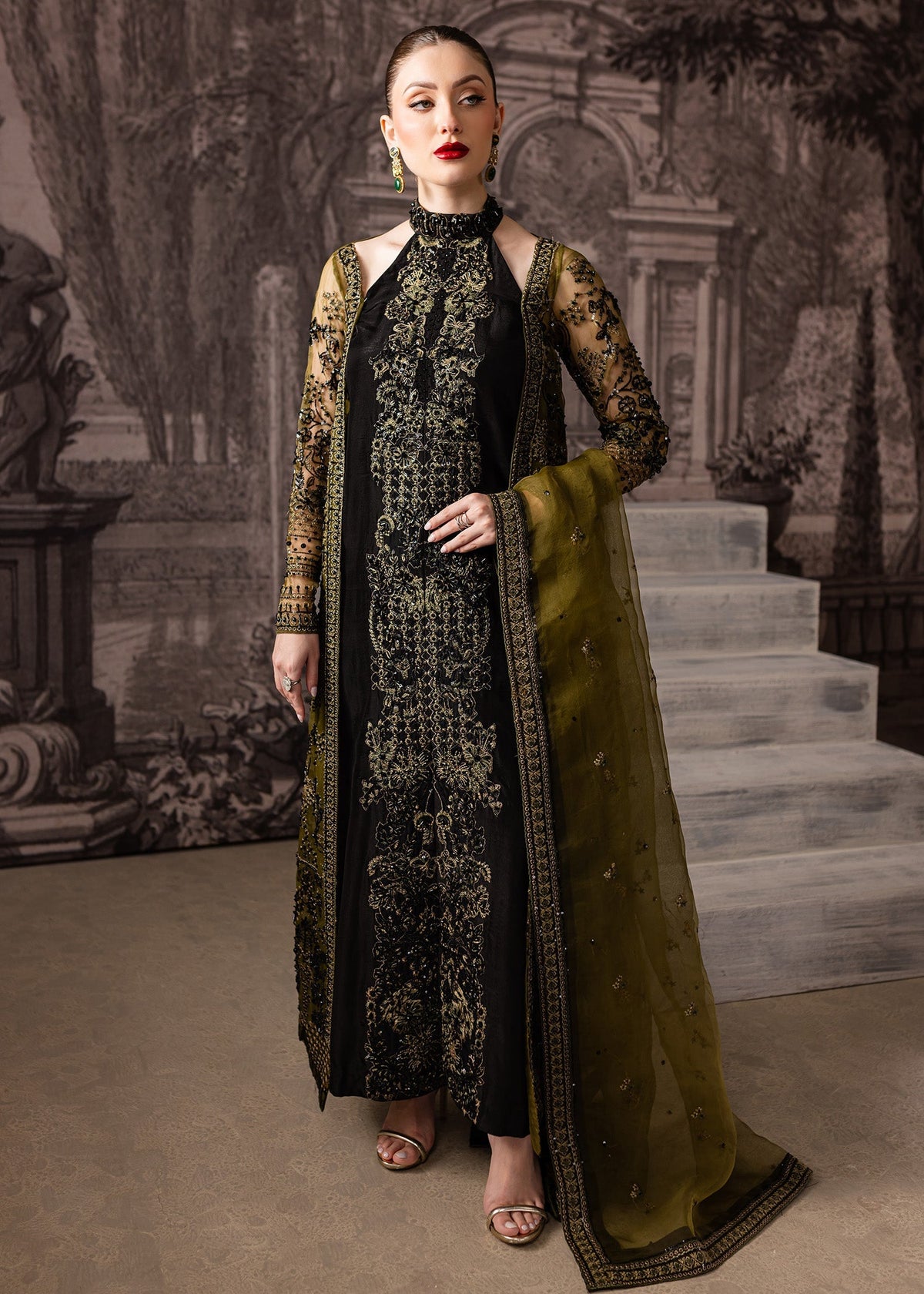 Maria Osama Khan | Mystara Wedding Festive | Storm by Maria Osama Khan - Designer Dress - Type: Ladies Clothes - Available at Libayah - 100% Original