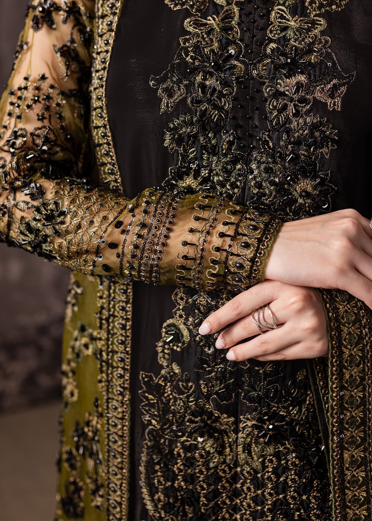 Maria Osama Khan | Mystara Wedding Festive | Storm by Maria Osama Khan - Designer Dress - Type: Ladies Clothes - Available at Libayah - 100% Original