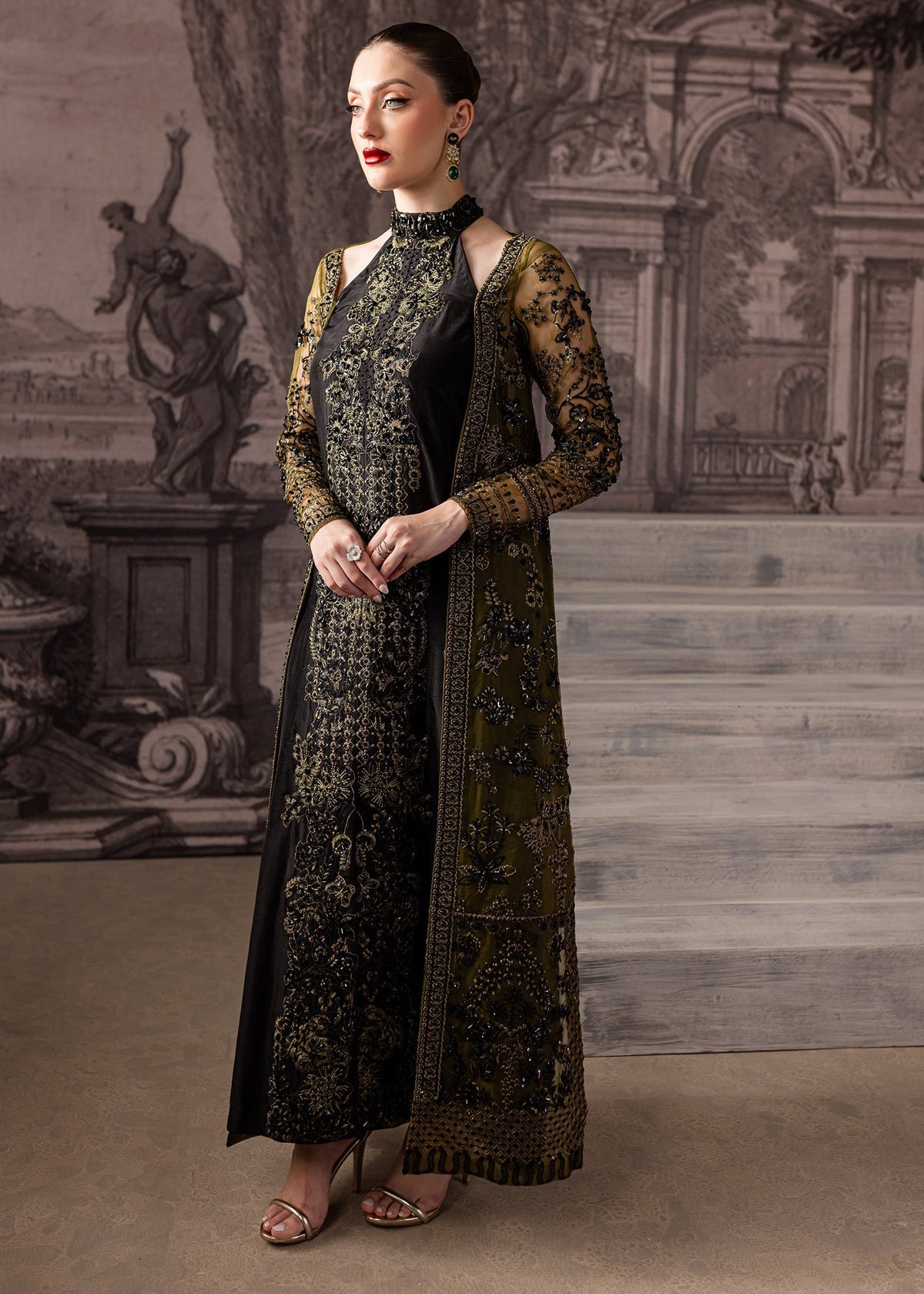 Maria Osama Khan | Mystara Wedding Festive | Storm by Maria Osama Khan - Designer Dress - Type: Ladies Clothes - Available at Libayah - 100% Original