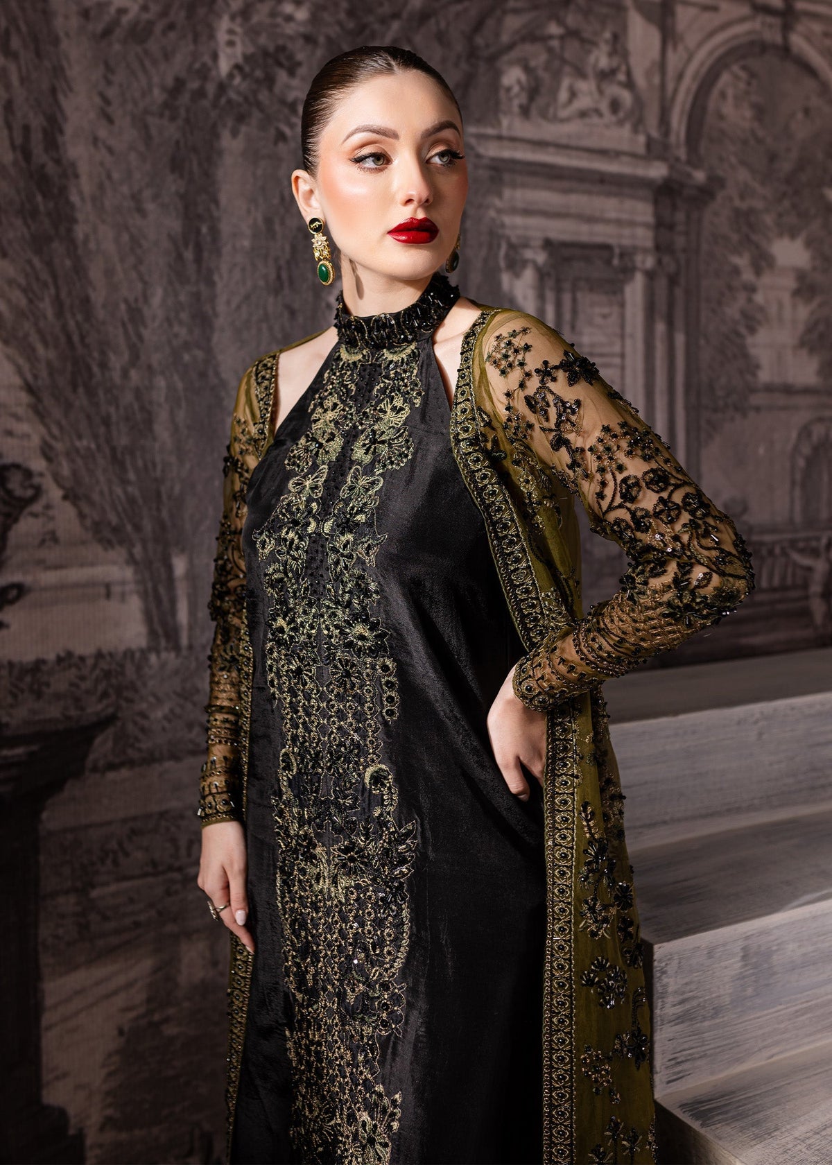 Maria Osama Khan | Mystara Wedding Festive | Storm by Maria Osama Khan - Designer Dress - Type: Ladies Clothes - Available at Libayah - 100% Original