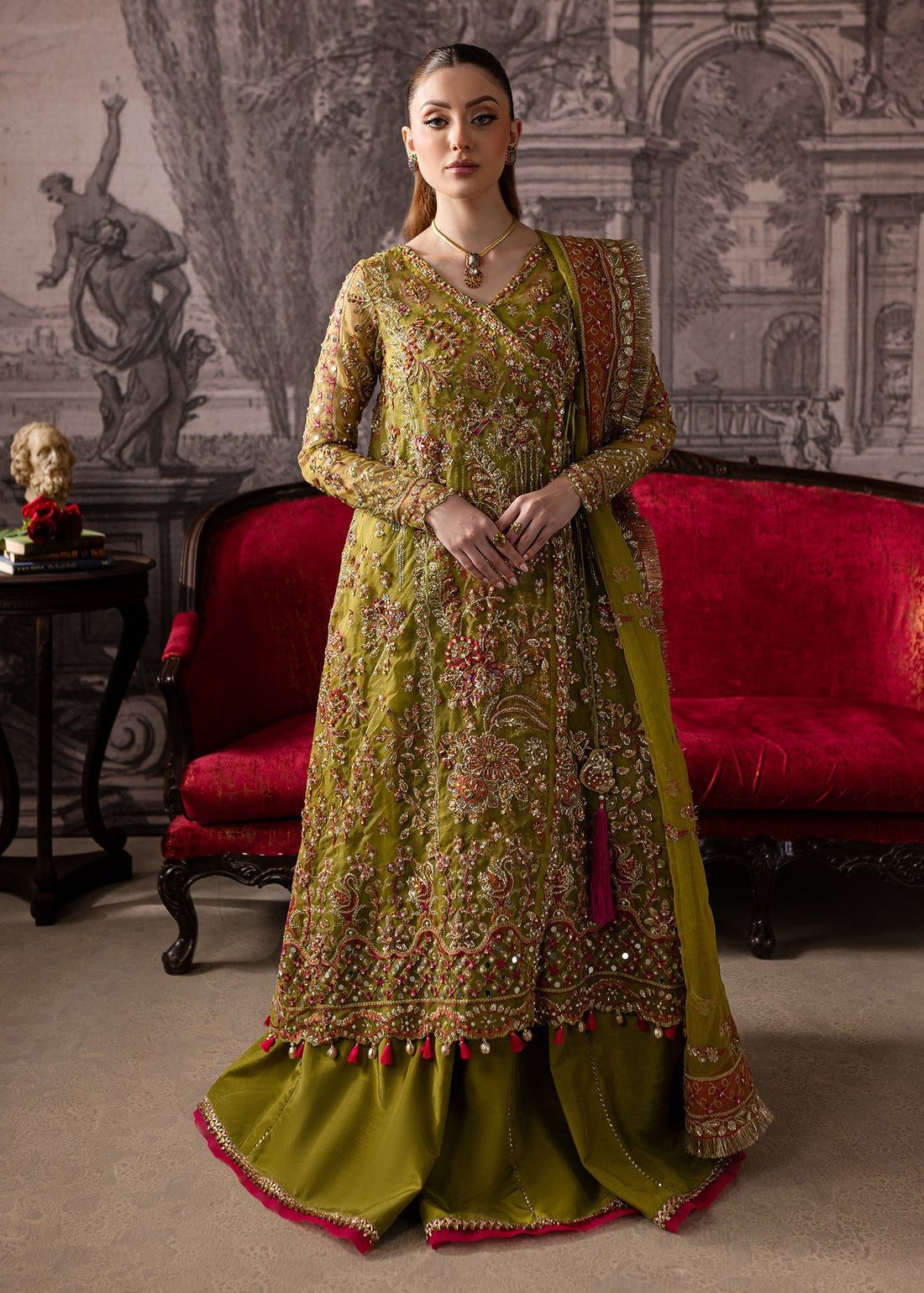 Maria Osama Khan | Mystara Wedding Festive |  Noir by Maria Osama Khan - Designer Dress - Type: Ladies Clothes - Available at Libayah - 100% Original